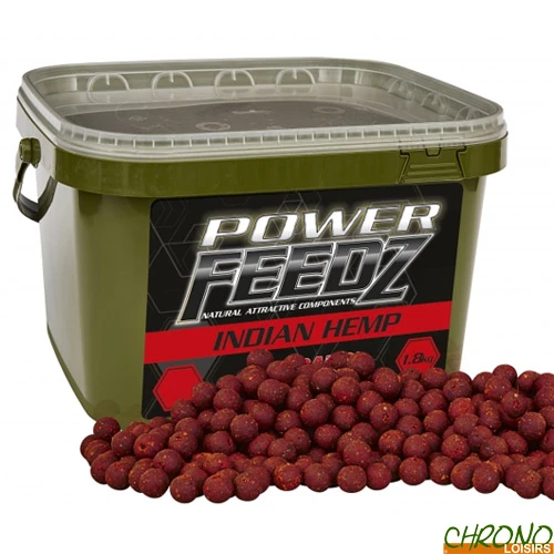 Bouillettes Starbaits Power Feedz Indian Hemp 20mm 1.8kg 1 Bouillettes Starbaits Power Feedz Indian Hemp 20mm 1.8kg