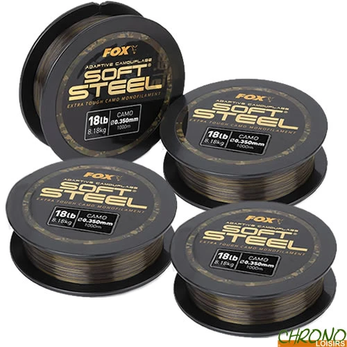 Nylon Fox Soft Steel Adaptive Camou 0.35mm 1000m (les 4) 1 Nylon Fox Soft Steel Adaptive Camou 0.35mm 1000m (les 4)