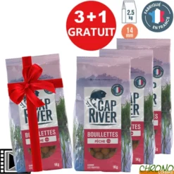 Bouillettes Cap River Peche Poivre 14mm 2.5kg (x3)