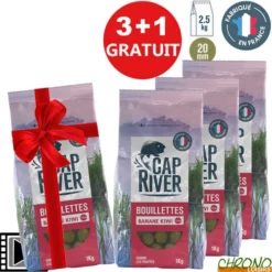 Bouillettes Cap River Banane Kiwi 20mm 2.5kg (x3)