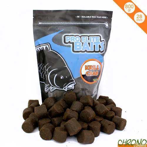 Pellets Pro Elite Baits Krill & Crab 28mm 800g 1 Pellets Pro Elite Baits Krill & Crab 28mm 800g