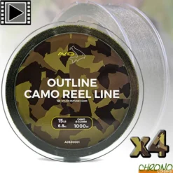 Nylon Avid Carp Outline Camo 0.33mm 1000m (les 4)