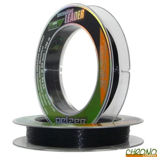 Shock Leader Pelzer Executive Noir 0.55mm 100m 1 Shock Leader Pelzer Executive Noir 0.55mm 100m