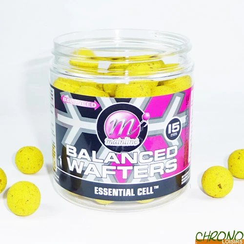 Bouillettes Equilibrées Mainline Base Mix Essential Cell 15mm (par 60) 1 Bouillettes Equilibrées Mainline Base Mix Essential Cell 15mm (par 60)