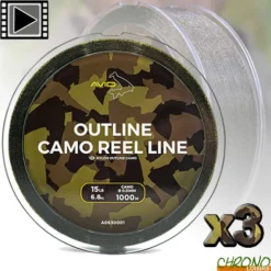 Nylon Avid Carp Outline Camo 0.33mm 1000m (les 3)