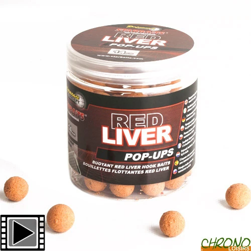 Pop Ups Starbaits Perf Concept Red Liver 14mm 80g 1 Pop Ups Starbaits Perf Concept Red Liver 14mm 80g