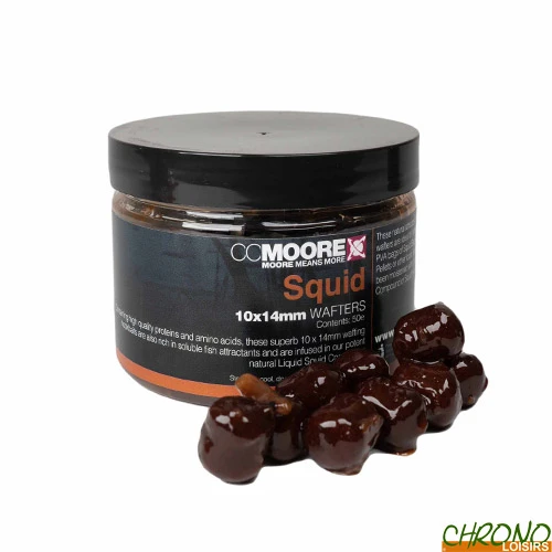 Dumbells Equilibrés CC Moore Squid Wafters 10x14mm (par 50) 1 Dumbells Equilibrés CC Moore Squid Wafters 10x14mm (par 50)