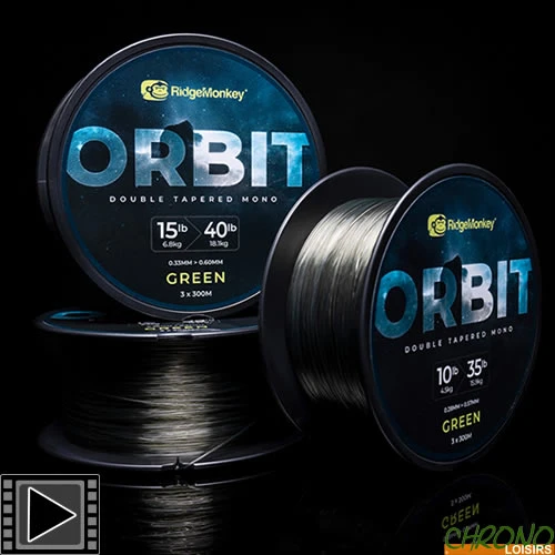 Nylon RidgeMonkey Orbit Double Tapered Mono 300m 1 Nylon RidgeMonkey Orbit Double Tapered Mono 300m