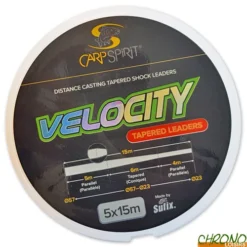 Shock Leader Carp Spirit Velocity Tapered 5x15m