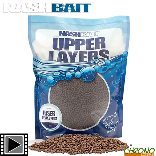 Pellets Flottants Nash Bait Riser Pellets Plus 2/3/4mm 1.6kg 1 Pellets Flottants Nash Bait Riser Pellets Plus 2/3/4mm 1.6kg