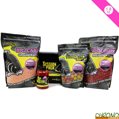 Pack Session Pro Elite Baits Classic Banana & Strawberry 1 Pack Session Pro Elite Baits Classic Banana & Strawberry