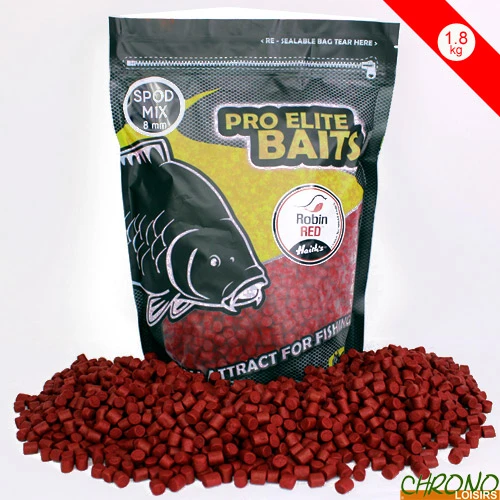 Pellets Pro Elite Baits Robin Red Spod Mix 8mm 1.8kg 1 Pellets Pro Elite Baits Robin Red Spod Mix 8mm 1.8kg