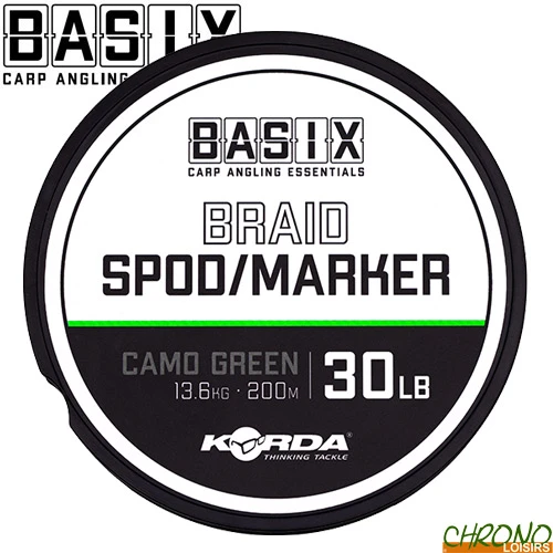Tresse Korda Basic Spod/Marker Camo Green 30lbs 200m 1 Tresse Korda Basic Spod/Marker Camo Green 30lbs 200m