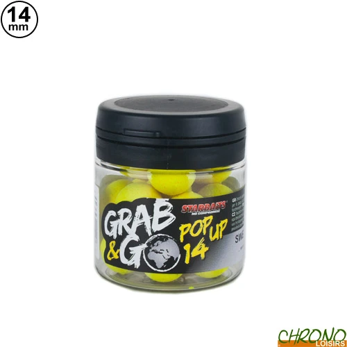Pop Ups Starbaits Grab & Go Sweet Corn 14mm 20g 1 Pop Ups Starbaits Grab & Go Sweet Corn 14mm 20g